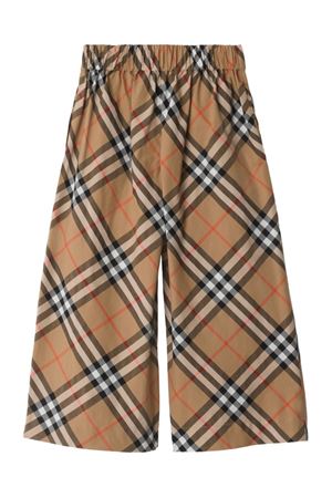 pantalone in cotone beige BURBERRY KIDS | 8108018B9368